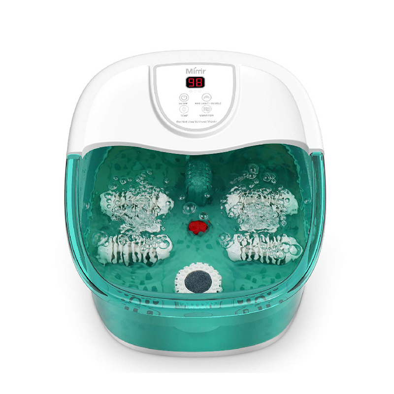 MM-20A-3 เครื่องนวดสปาเท้าพร้อมความร้อนและลูกกลิ้งนวดขนาดใหญ่สี่อัน