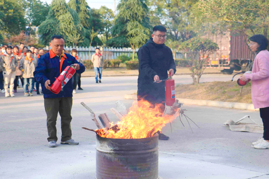 บริษัทฯ ดำเนินการซ้อมอพยพหนีไฟ