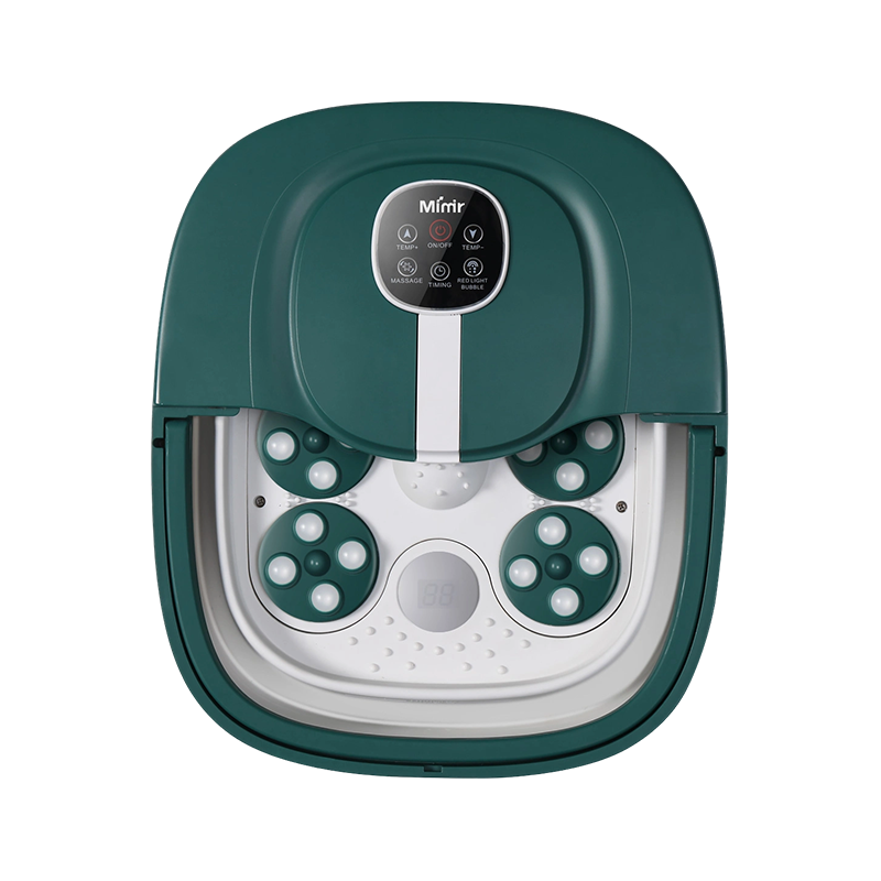 MZD-03D เครื่องสปาเท้าแบบพับได้พร้อมลูกกลิ้งนวดอัตโนมัติ