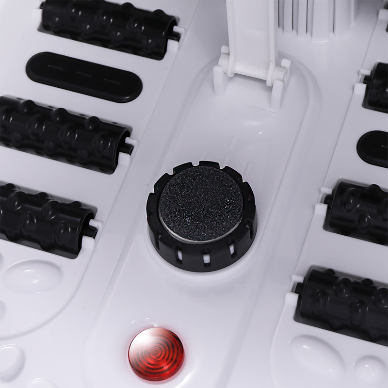 MZD-22B-2 500W เครื่องสปาเท้าแบบพับได้พร้อมลูกกลิ้งนวด 8 ชิ้นสำหรับนวดผ่อนคลายเท้า