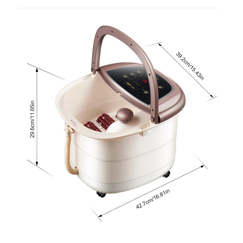 JD-618 เครื่องนวดสปาเท้าอัตโนมัติพร้อมลูกกลิ้งนวดแบบหมุน