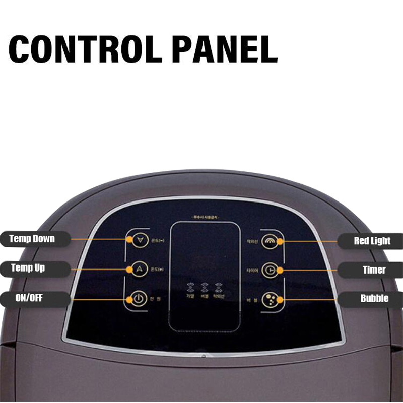 JD-618 เครื่องนวดสปาเท้าอัตโนมัติพร้อมลูกกลิ้งนวดแบบหมุน